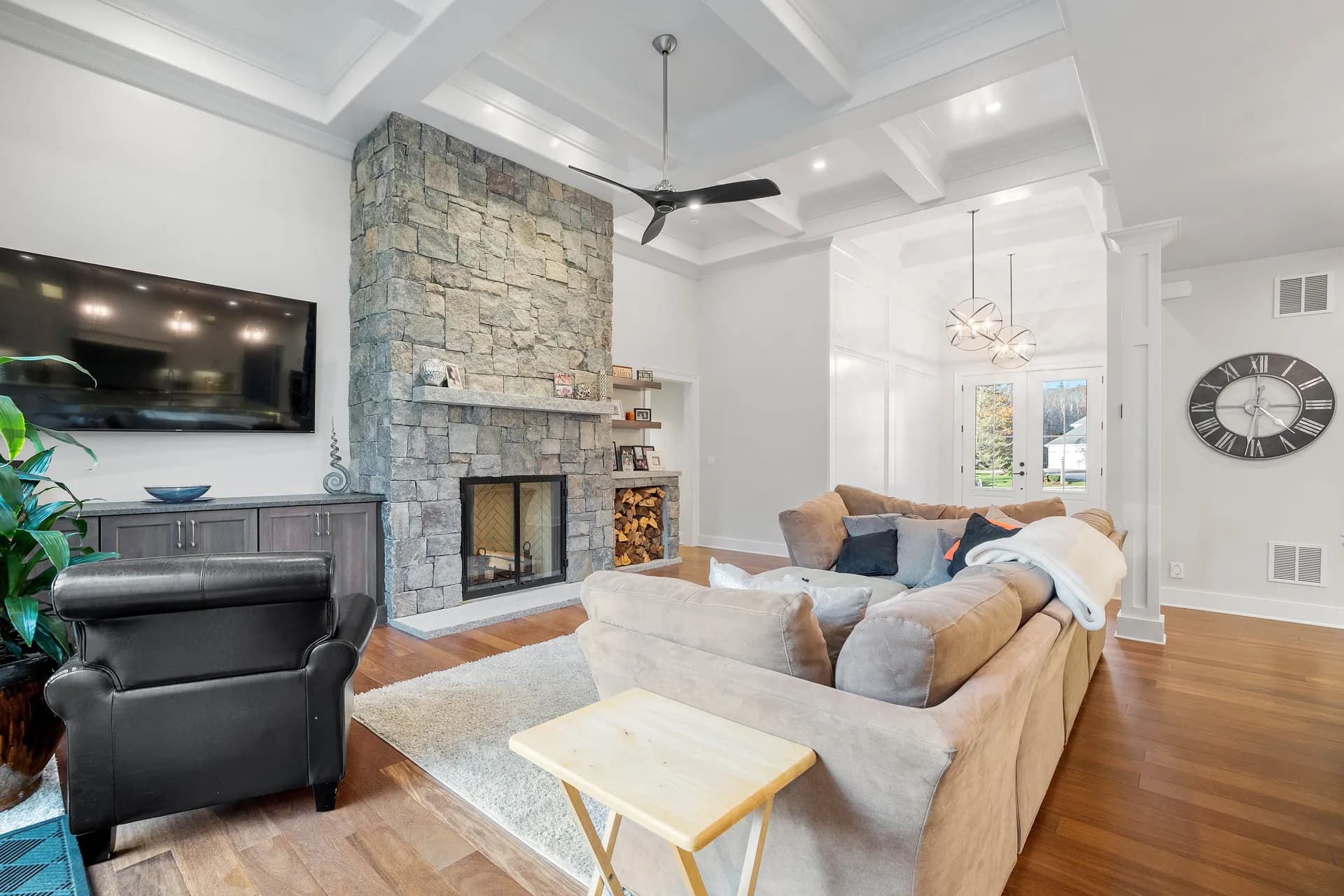 Living room after renovation