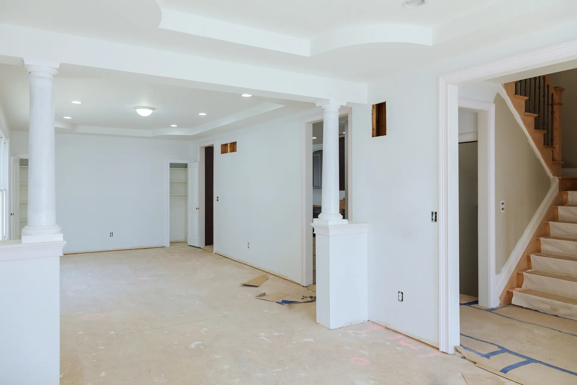 Beautiful renovated living room